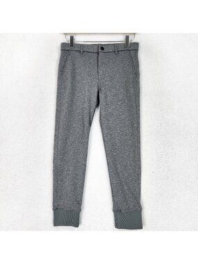 Greyson Pants Boys 8 Gray Jogger Slim Stretch Golf Flat Front Trouser Casual